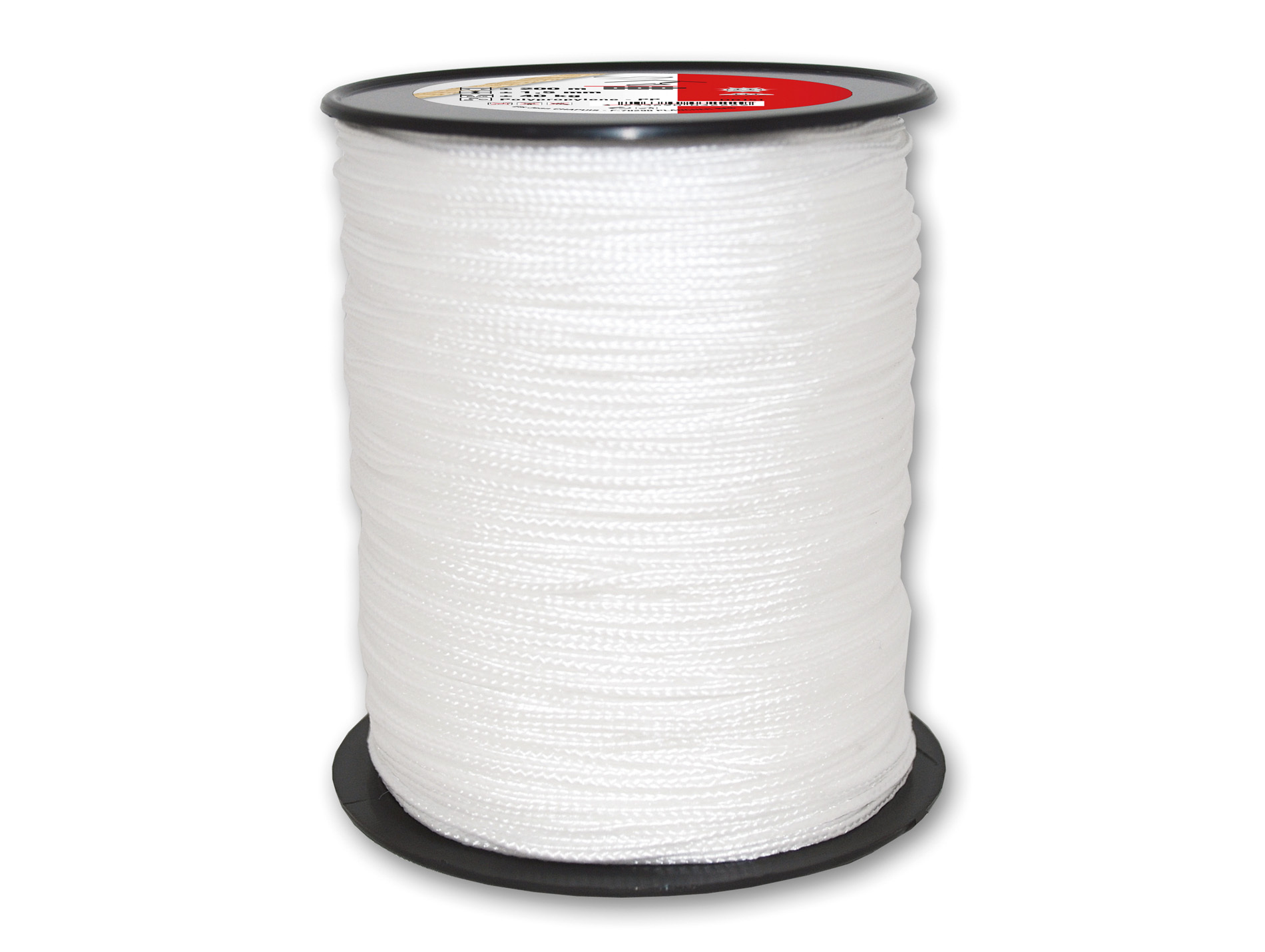 Corde tressée polypropylène Ø1.5mm 200m blanc