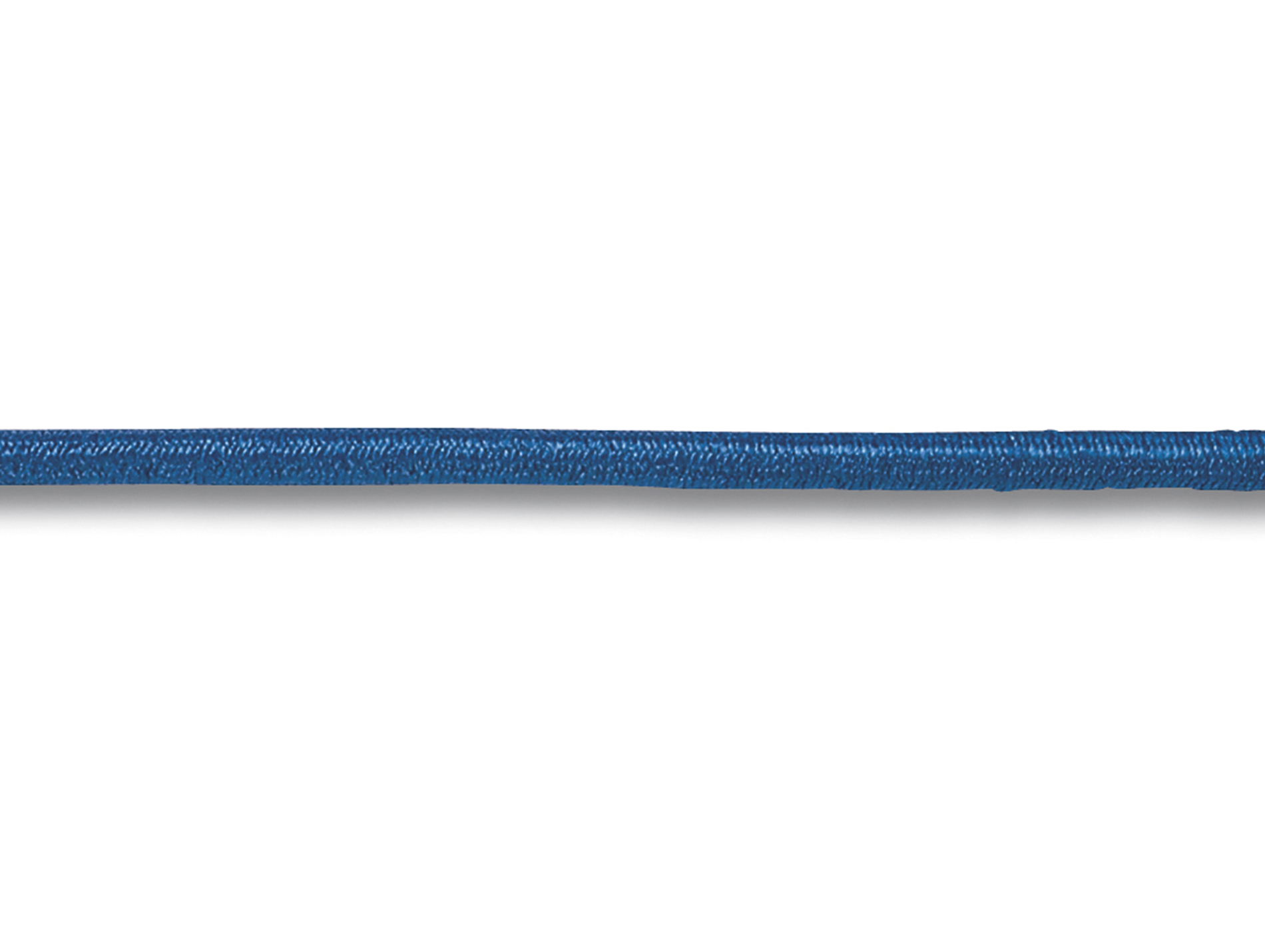 Sandow gaine tressée Ø8mm bleu - au mètre