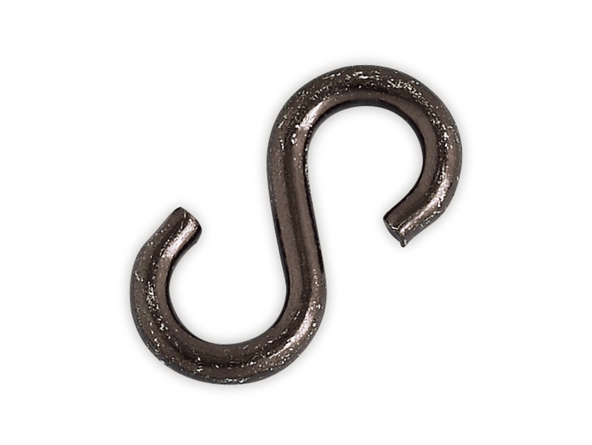 Esses égales acier zingué noir Ø3mm x10