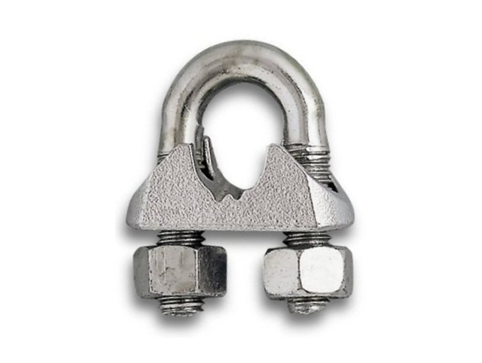 Serre-câble acier zingué pour câbles Ø8mm x2