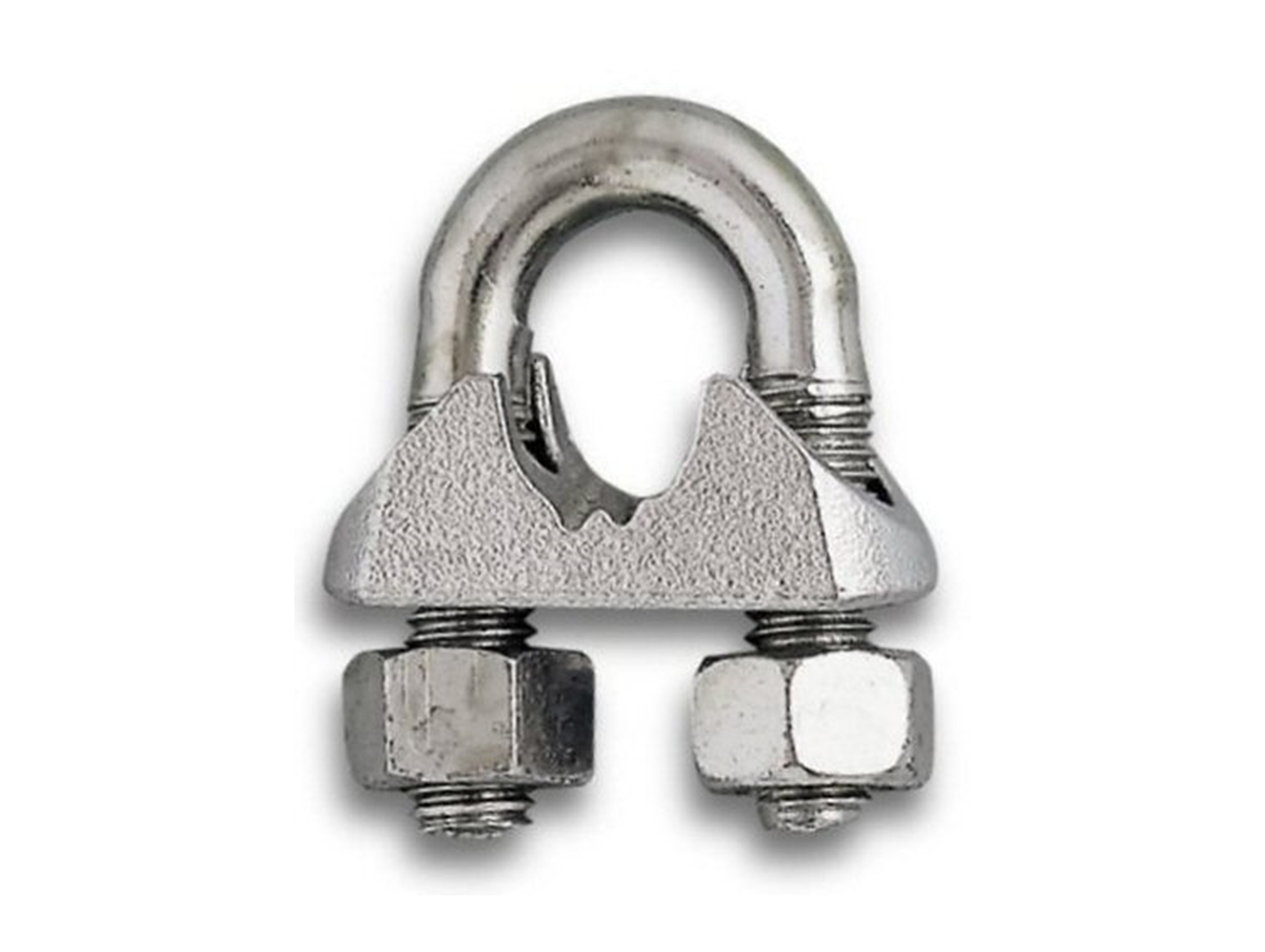 Serre-câble étrier acier estampé pour câbles Ø10mm