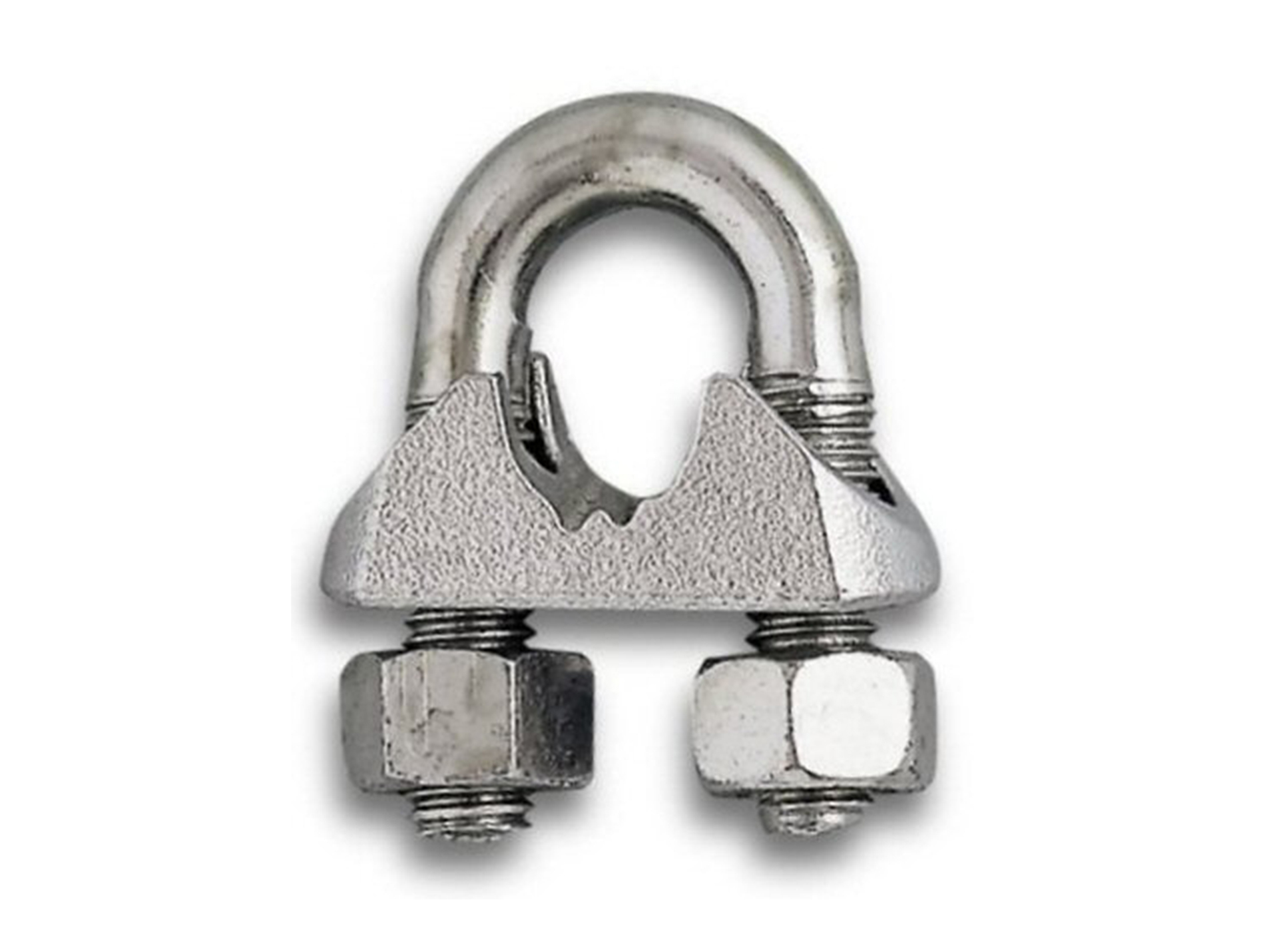 Serre-câble étrier acier estampé pour câbles Ø14mm