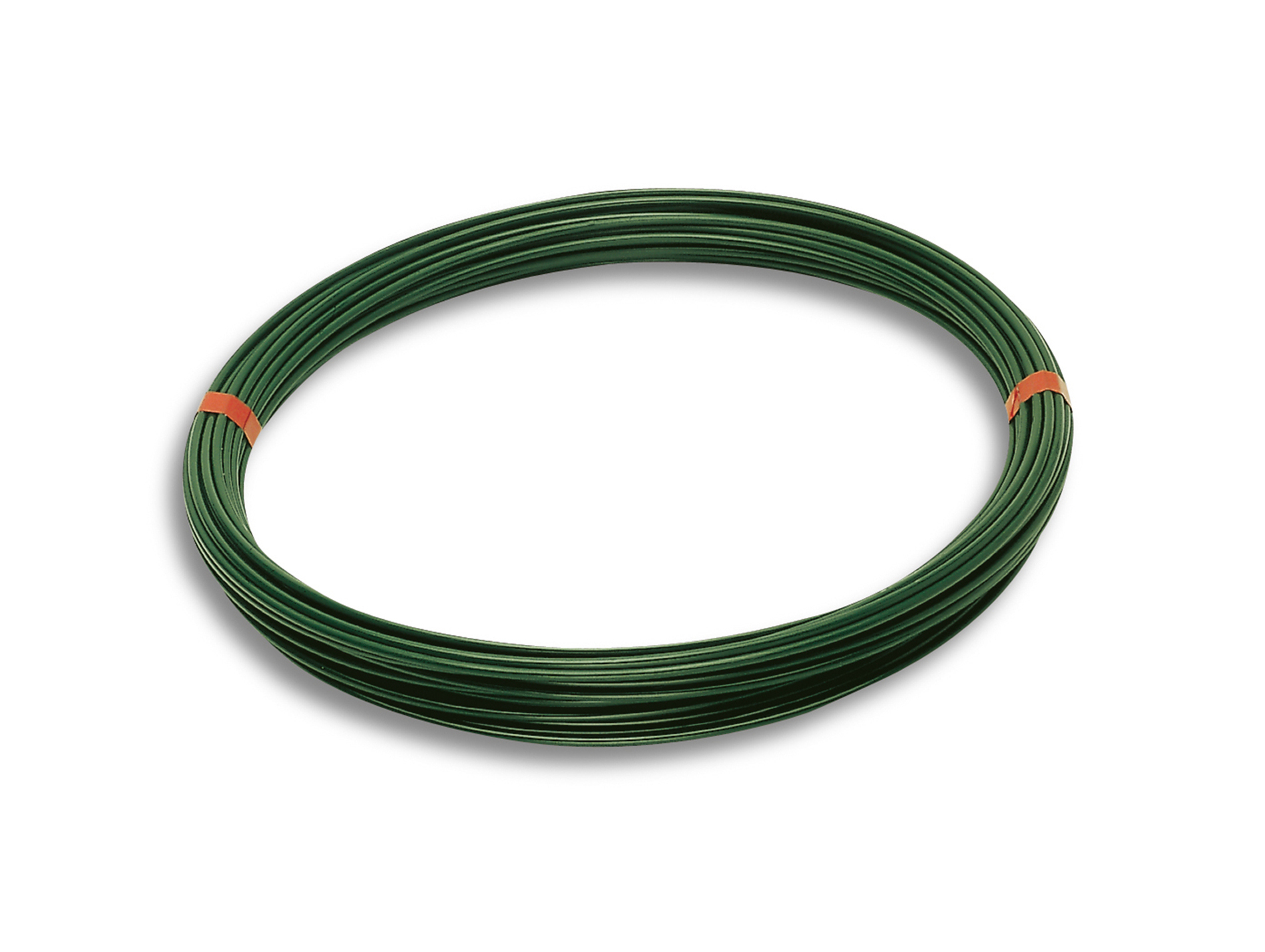 Fil de tension acier plastifié vert Ø2,7mm L.50m